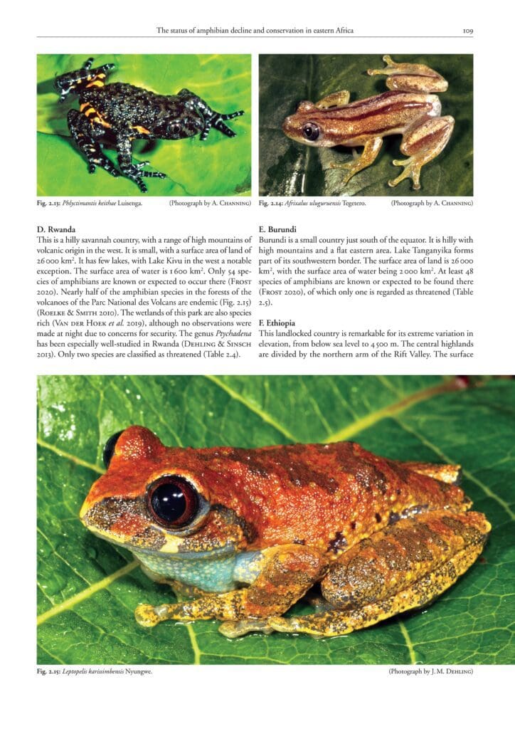 STATUS AND THREATS OF AFROTROPICAL AMPHIBIANS SUB SAHARAN AFRICA