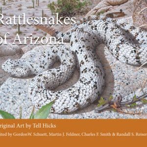 A book cover with two snakes laying on top of each other.